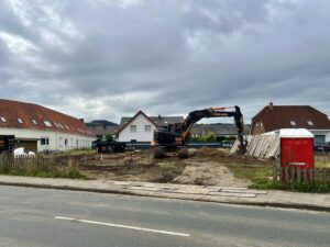 ab heute beginnen wir mit den Estricharbeiten beim einem Wohnhaus mit 7 WE in Lübbecke für Bau Team Husmann